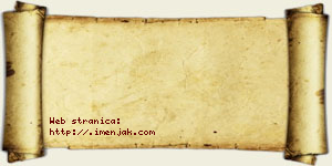 Javorka Vilimonović vizit kartica